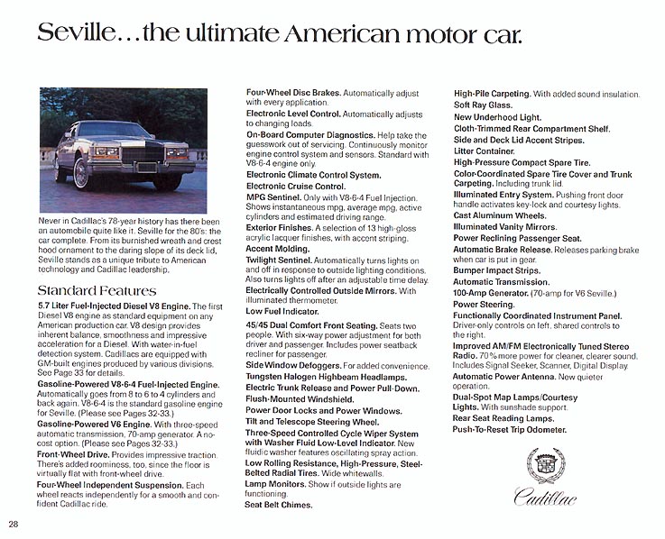 1981 Cadillac Brochure Page 27